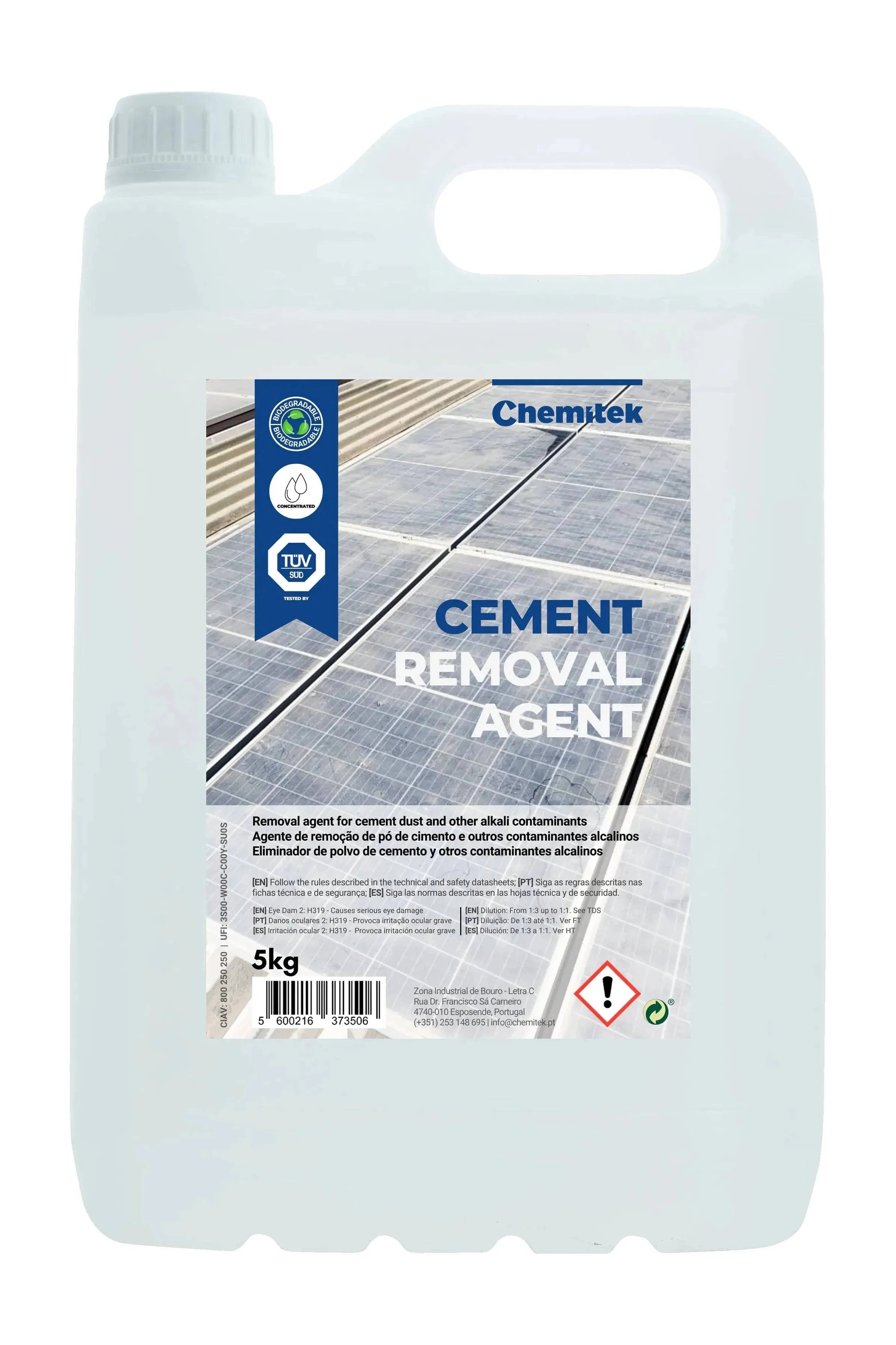 CHEMITEK CEMENT REMOVAL AGENT 5KG - Elite Renewable Solutions