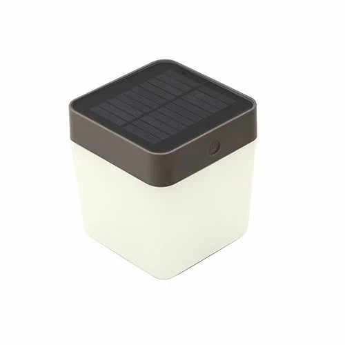 Eurolux Tablecube Silver Solar Portable Light - Elite Renewable Solutions