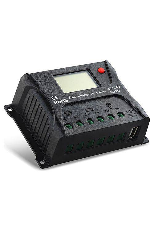 10A PWM 12/24V solar charge controller with LCD display - Elite Renewable Solutions