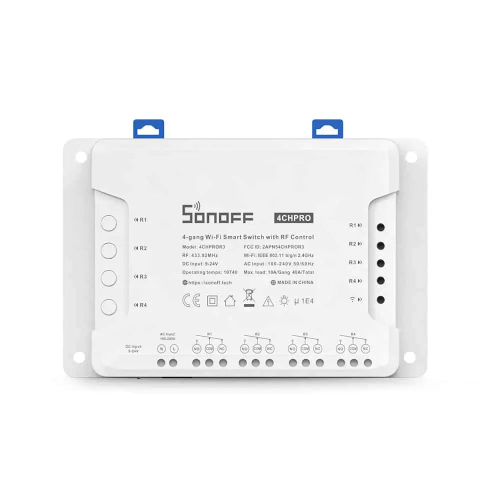 Sonoff 4CH Pro R3 Smart switch Wi-fi and RF - Elite Renewable Solutions