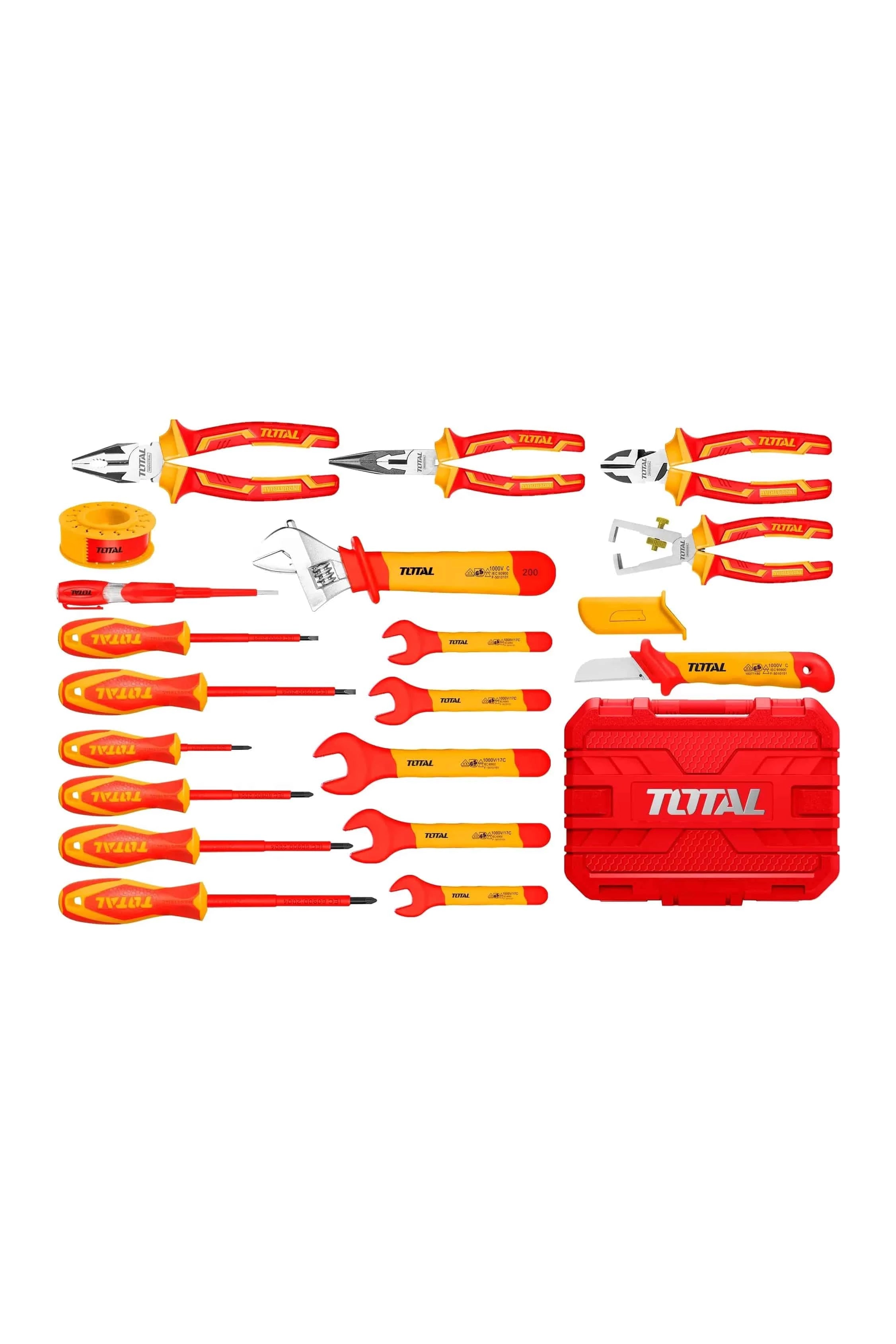 TOTAL INSULATED HAND TOOLS SET 19 PIECES - Elite Renewable Solutions
