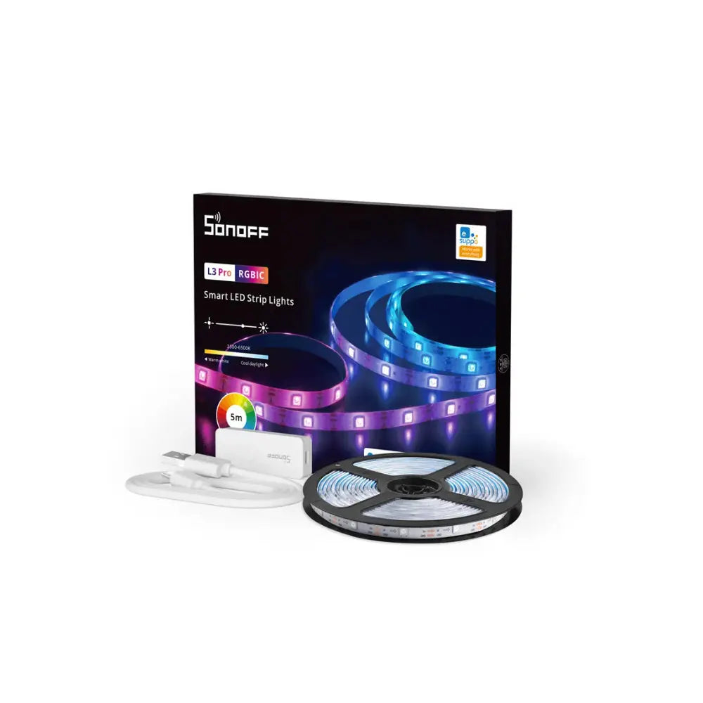 Sonoff L3 Pro smart LED strip RGBIC 5 meter - Elite Renewable Solutions