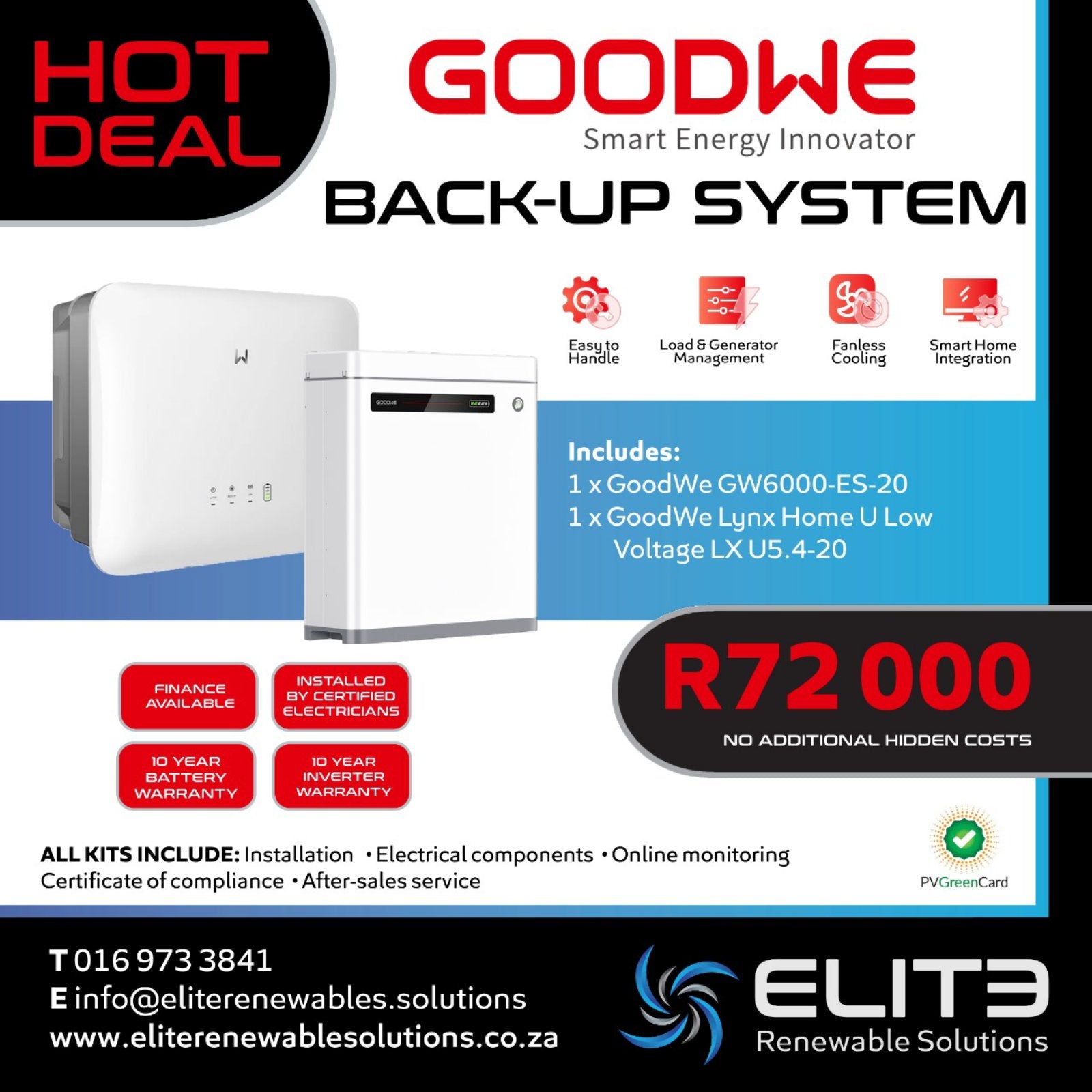 Goodwe 6Kw Back-up System - Elite Renewable Solutions